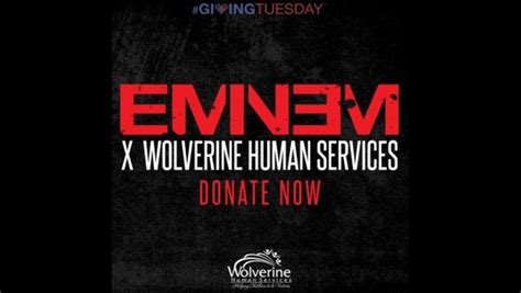 does eminem give to charity|Eminem .